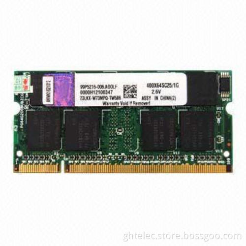 Laptop DDR 1GB 400MHz RAM Memory Work with All Motherboards, ETT Original Chips, Lifetime Warranty
